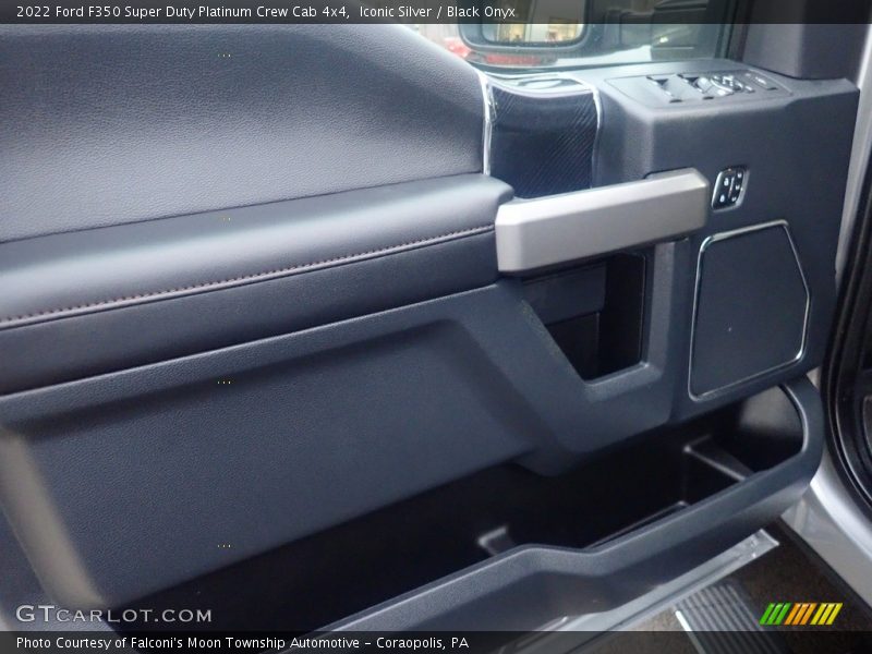 Iconic Silver / Black Onyx 2022 Ford F350 Super Duty Platinum Crew Cab 4x4