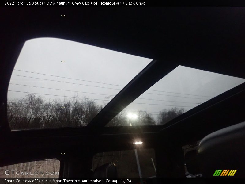 Iconic Silver / Black Onyx 2022 Ford F350 Super Duty Platinum Crew Cab 4x4