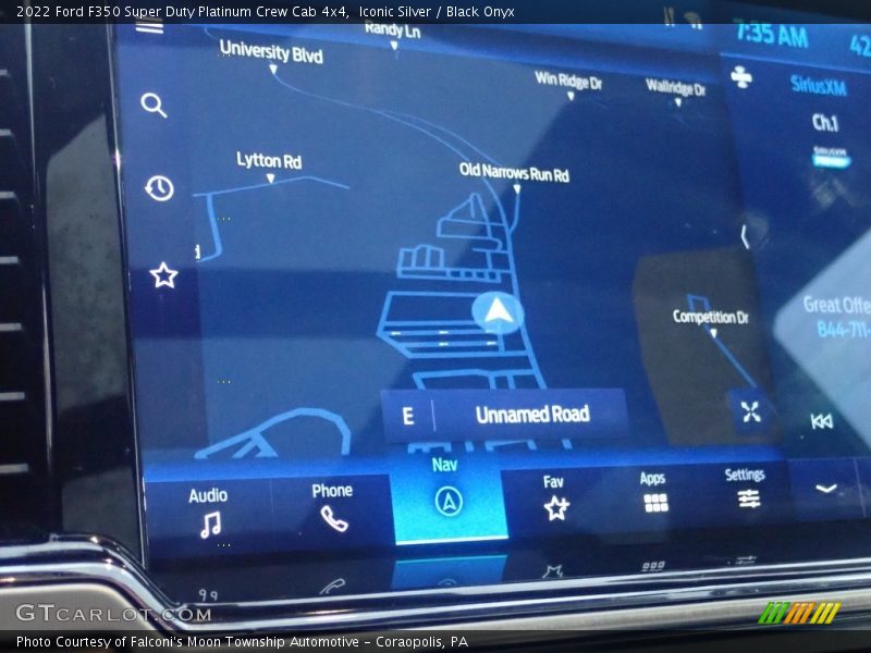 Iconic Silver / Black Onyx 2022 Ford F350 Super Duty Platinum Crew Cab 4x4
