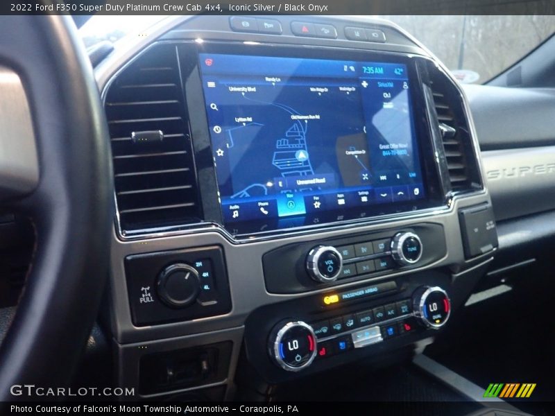 Iconic Silver / Black Onyx 2022 Ford F350 Super Duty Platinum Crew Cab 4x4