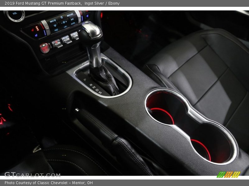 Ingot Silver / Ebony 2019 Ford Mustang GT Premium Fastback