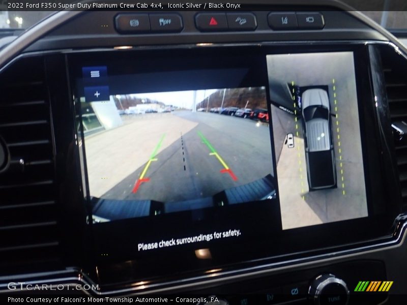 Iconic Silver / Black Onyx 2022 Ford F350 Super Duty Platinum Crew Cab 4x4