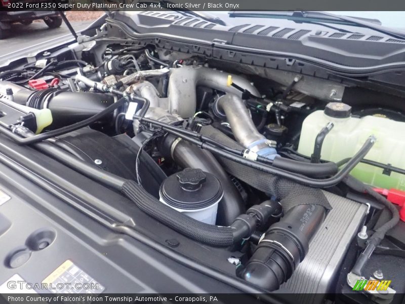 Iconic Silver / Black Onyx 2022 Ford F350 Super Duty Platinum Crew Cab 4x4
