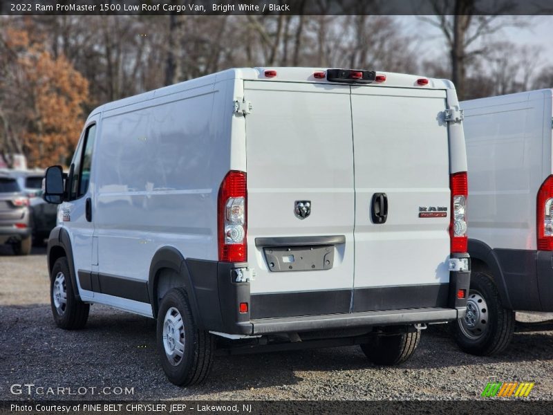 Bright White / Black 2022 Ram ProMaster 1500 Low Roof Cargo Van
