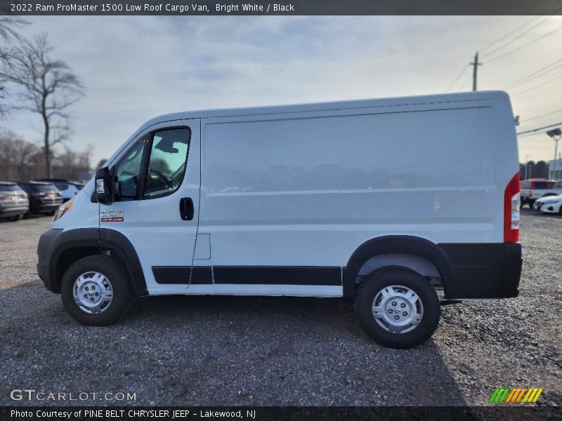 Bright White / Black 2022 Ram ProMaster 1500 Low Roof Cargo Van