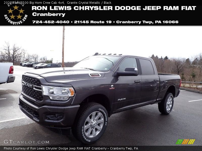 Granite Crystal Metallic / Black 2022 Ram 2500 Big Horn Crew Cab 4x4