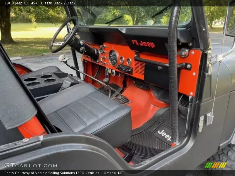  1980 CJ5 4x4 Black Interior