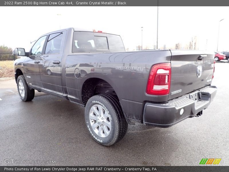 Granite Crystal Metallic / Black 2022 Ram 2500 Big Horn Crew Cab 4x4