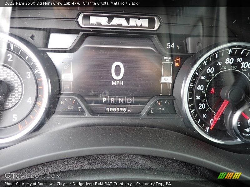 Granite Crystal Metallic / Black 2022 Ram 2500 Big Horn Crew Cab 4x4