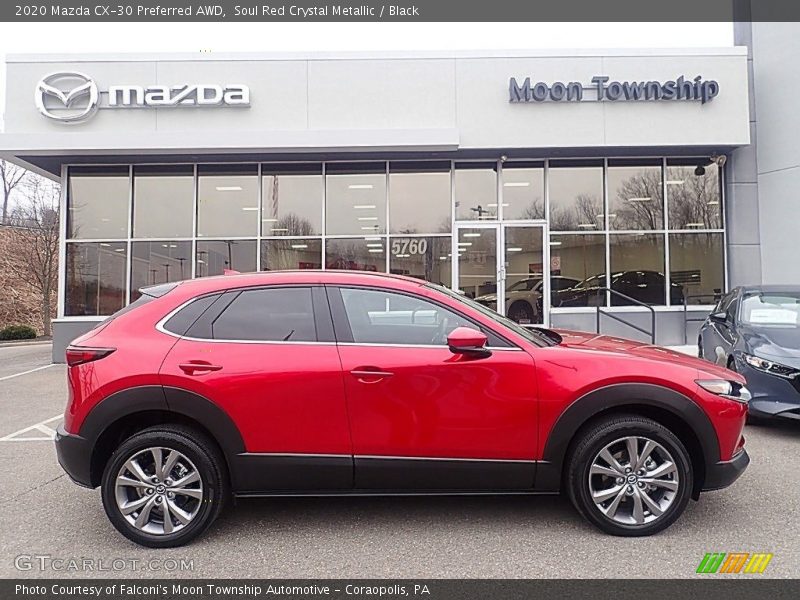 Soul Red Crystal Metallic / Black 2020 Mazda CX-30 Preferred AWD