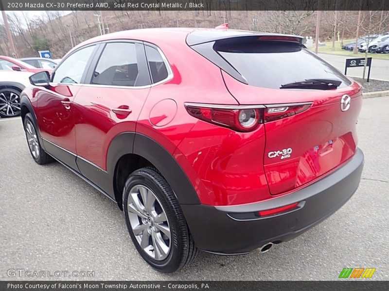 Soul Red Crystal Metallic / Black 2020 Mazda CX-30 Preferred AWD