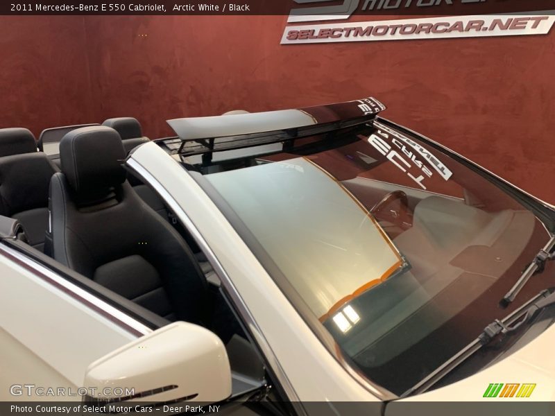 Arctic White / Black 2011 Mercedes-Benz E 550 Cabriolet