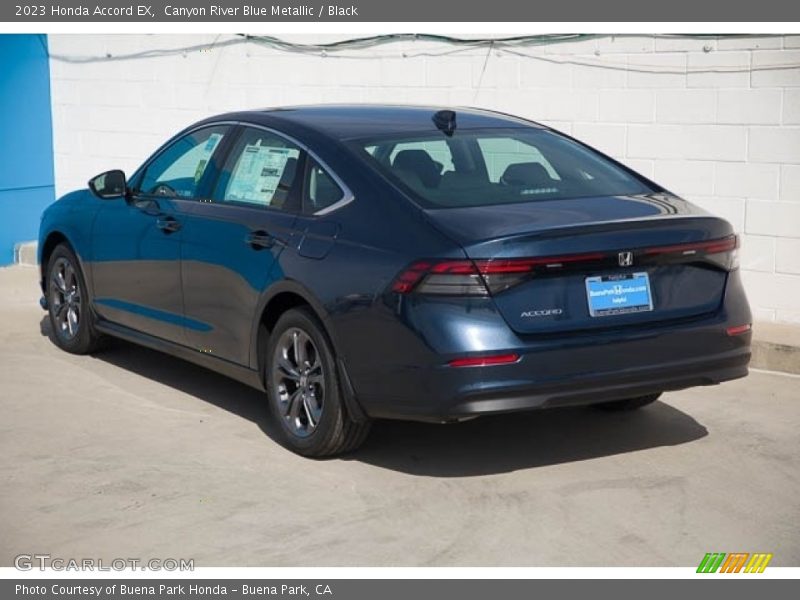 Canyon River Blue Metallic / Black 2023 Honda Accord EX