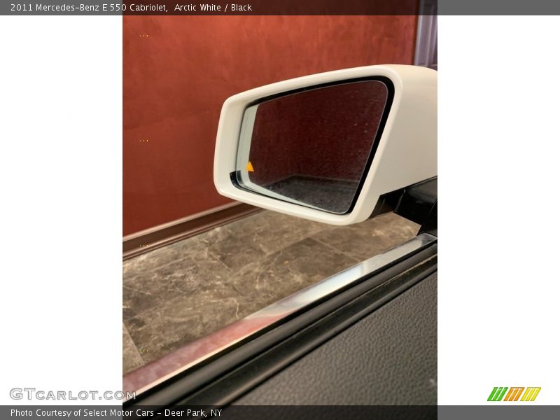 Arctic White / Black 2011 Mercedes-Benz E 550 Cabriolet