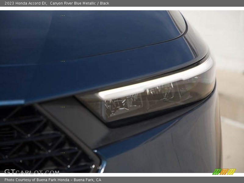 Canyon River Blue Metallic / Black 2023 Honda Accord EX