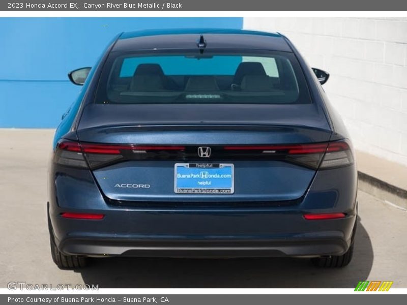 Canyon River Blue Metallic / Black 2023 Honda Accord EX