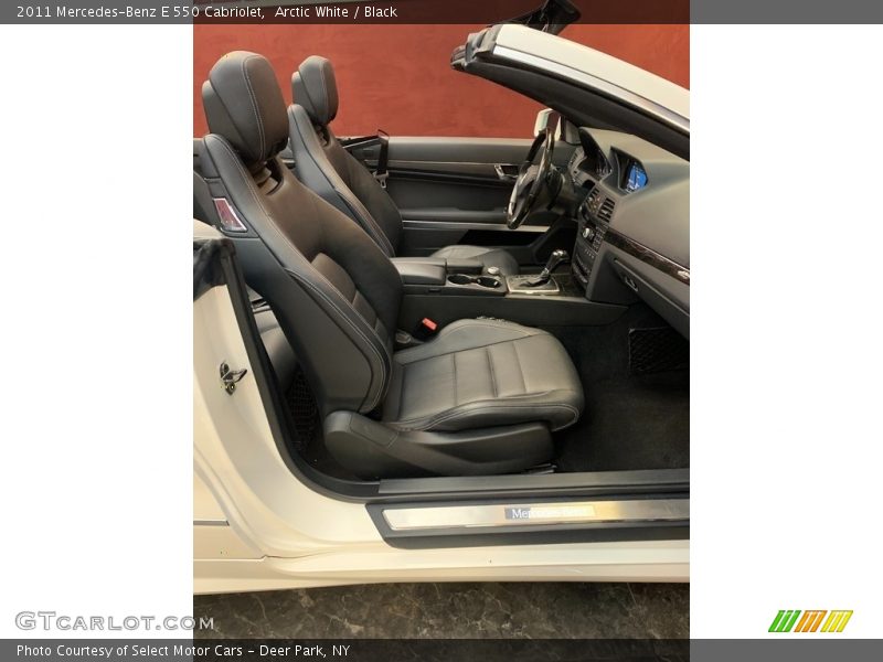 Arctic White / Black 2011 Mercedes-Benz E 550 Cabriolet