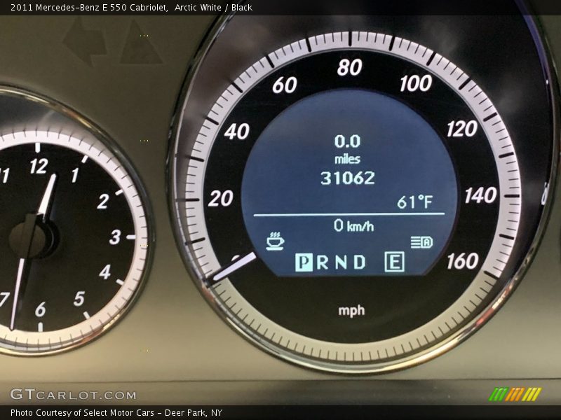 Arctic White / Black 2011 Mercedes-Benz E 550 Cabriolet