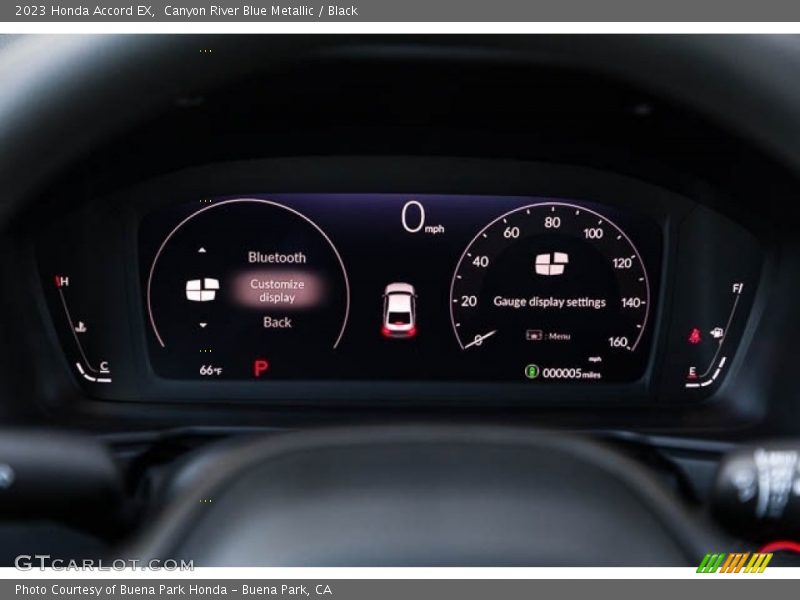  2023 Accord EX EX Gauges