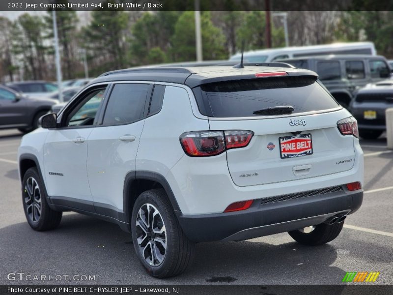 Bright White / Black 2022 Jeep Compass Limited 4x4