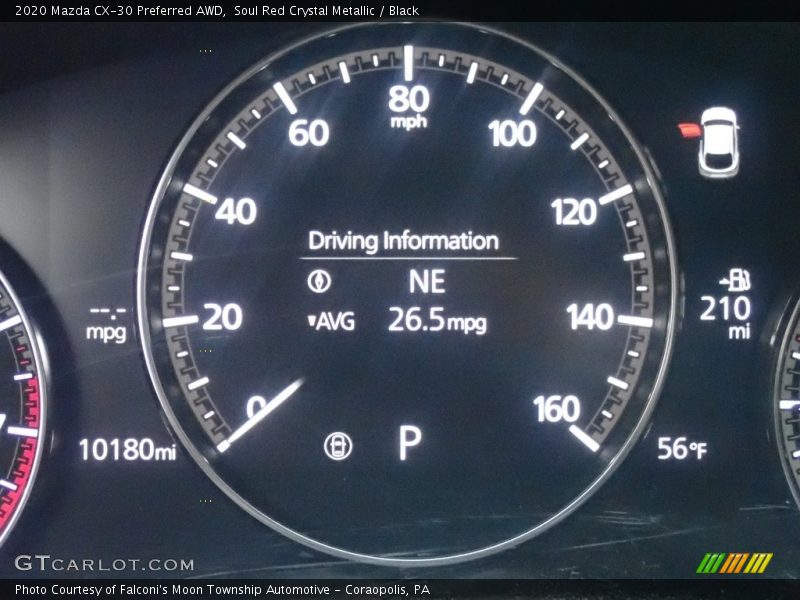 Soul Red Crystal Metallic / Black 2020 Mazda CX-30 Preferred AWD