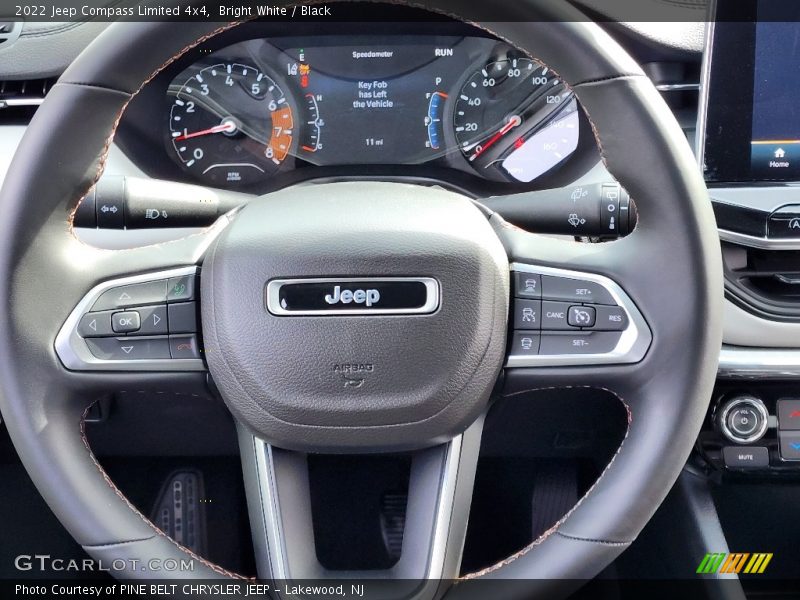 Bright White / Black 2022 Jeep Compass Limited 4x4