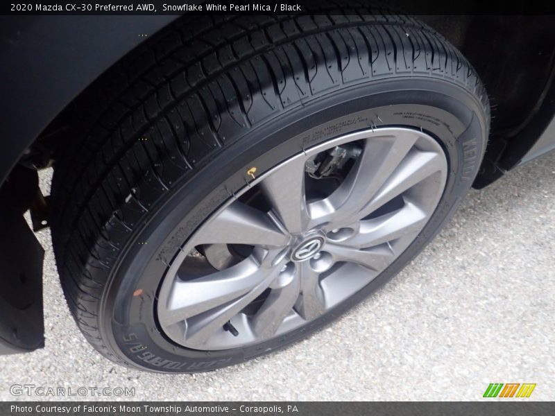 Snowflake White Pearl Mica / Black 2020 Mazda CX-30 Preferred AWD