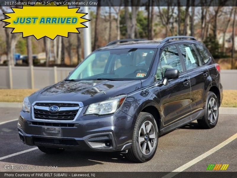 Dark Gray Metallic / Gray 2017 Subaru Forester 2.5i