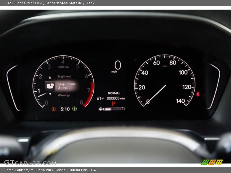  2023 Pilot EX-L EX-L Gauges
