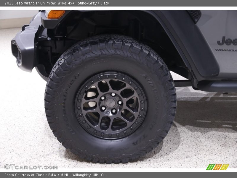 Sting-Gray / Black 2023 Jeep Wrangler Unlimited Willys 4x4