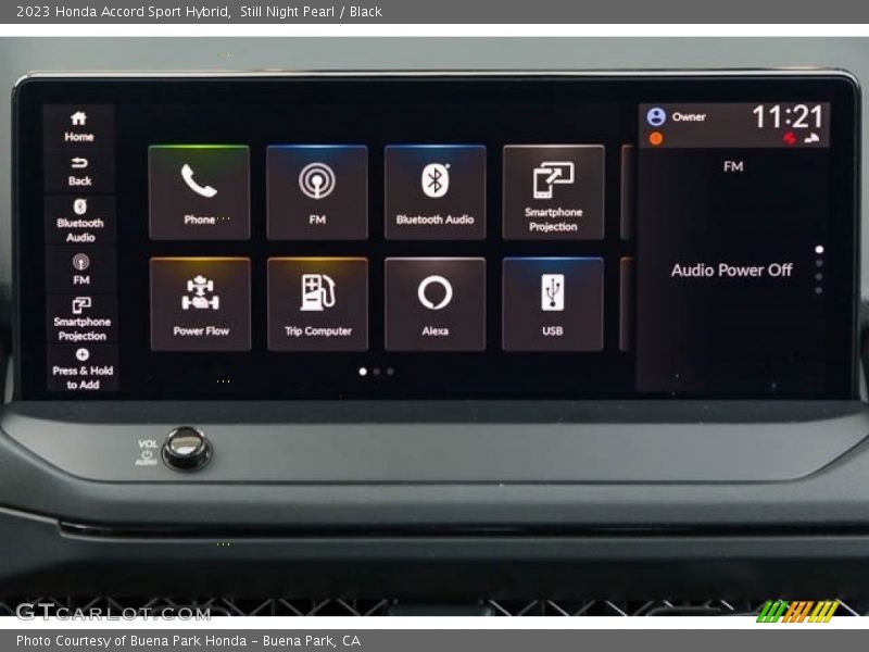 Controls of 2023 Accord Sport Hybrid