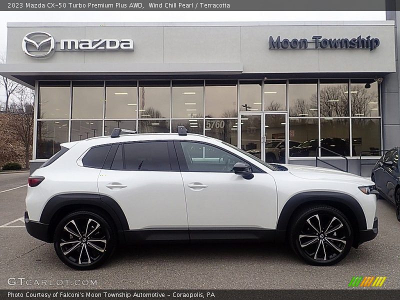 Wind Chill Pearl / Terracotta 2023 Mazda CX-50 Turbo Premium Plus AWD