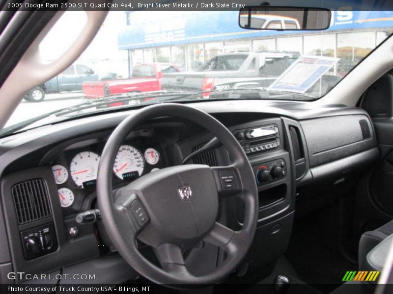 Bright Silver Metallic / Dark Slate Gray 2005 Dodge Ram 2500 SLT Quad Cab 4x4