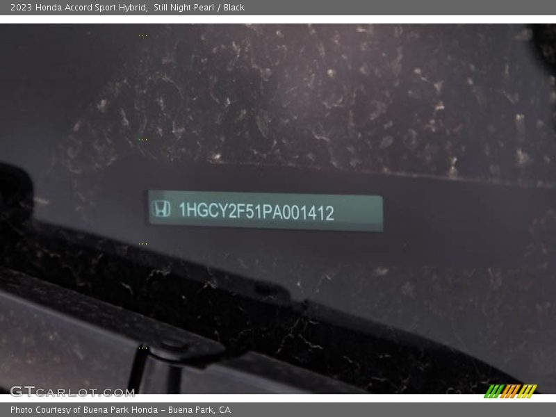 Still Night Pearl / Black 2023 Honda Accord Sport Hybrid