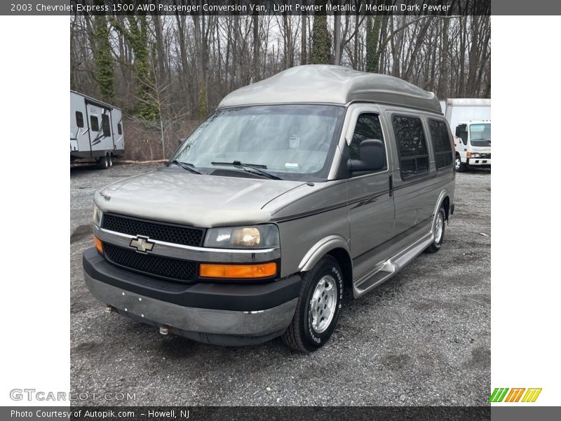 Light Pewter Metallic / Medium Dark Pewter 2003 Chevrolet Express 1500 AWD Passenger Conversion Van