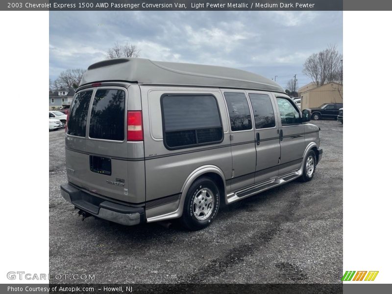 Light Pewter Metallic / Medium Dark Pewter 2003 Chevrolet Express 1500 AWD Passenger Conversion Van