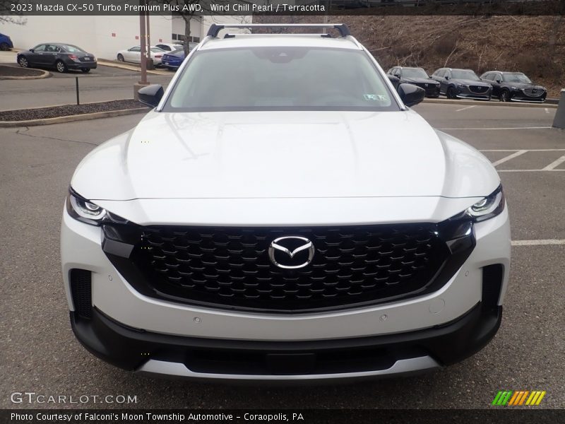 Wind Chill Pearl / Terracotta 2023 Mazda CX-50 Turbo Premium Plus AWD