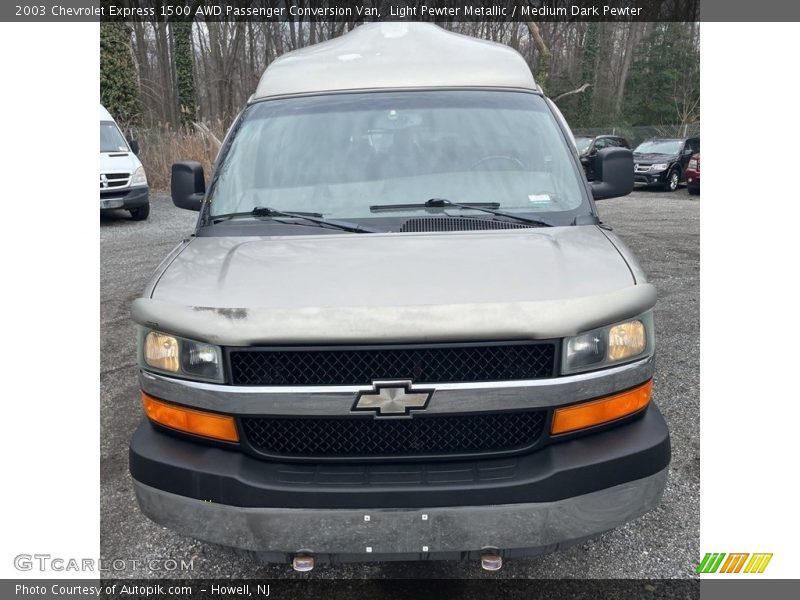 Light Pewter Metallic / Medium Dark Pewter 2003 Chevrolet Express 1500 AWD Passenger Conversion Van