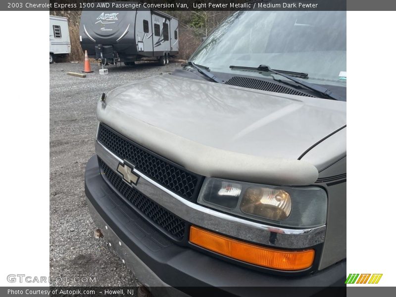 Light Pewter Metallic / Medium Dark Pewter 2003 Chevrolet Express 1500 AWD Passenger Conversion Van