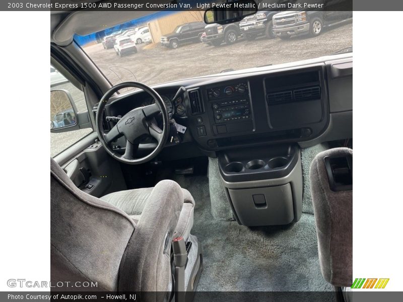 Light Pewter Metallic / Medium Dark Pewter 2003 Chevrolet Express 1500 AWD Passenger Conversion Van