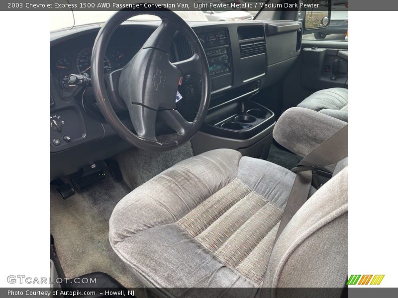 Light Pewter Metallic / Medium Dark Pewter 2003 Chevrolet Express 1500 AWD Passenger Conversion Van