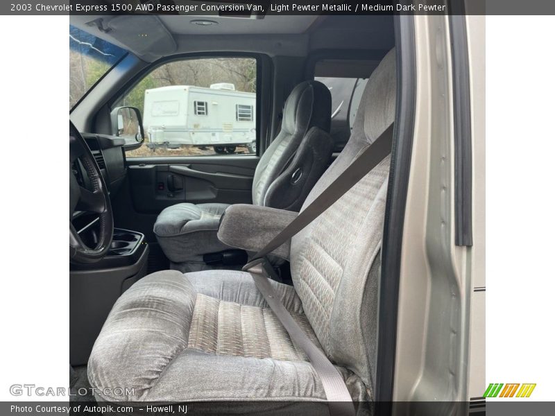Light Pewter Metallic / Medium Dark Pewter 2003 Chevrolet Express 1500 AWD Passenger Conversion Van