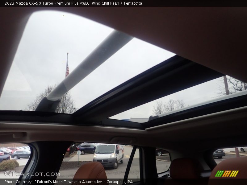 Wind Chill Pearl / Terracotta 2023 Mazda CX-50 Turbo Premium Plus AWD