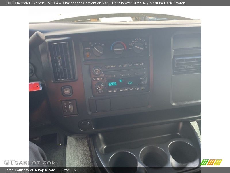 Light Pewter Metallic / Medium Dark Pewter 2003 Chevrolet Express 1500 AWD Passenger Conversion Van