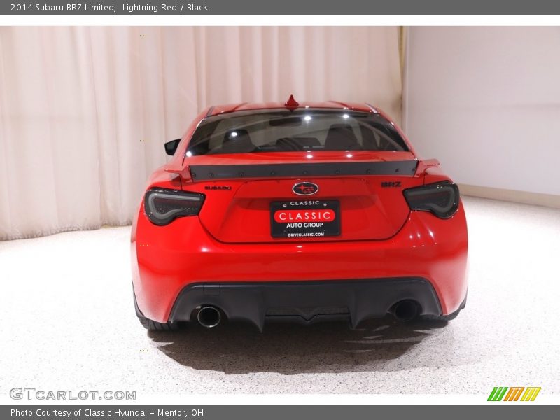 Lightning Red / Black 2014 Subaru BRZ Limited