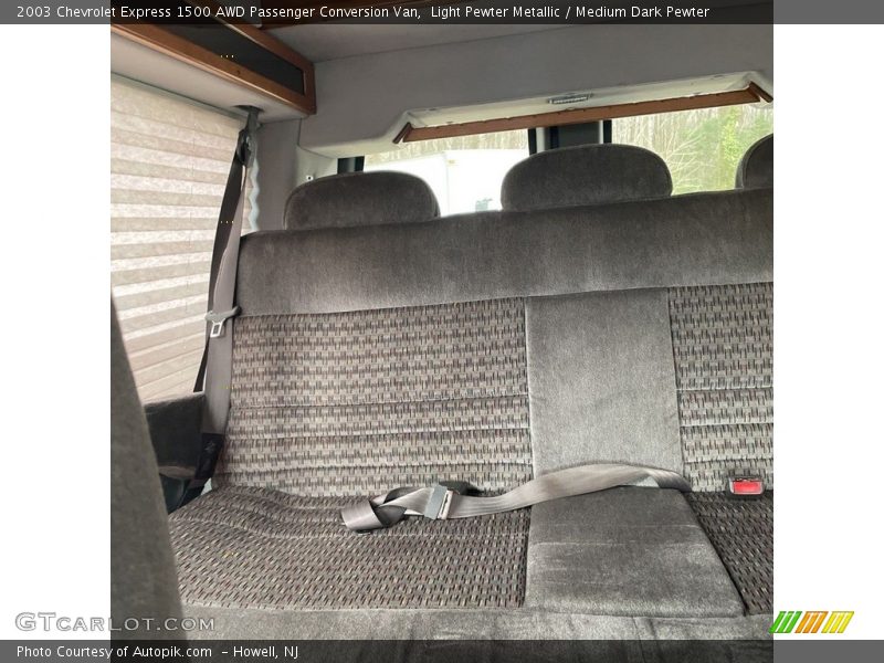 Light Pewter Metallic / Medium Dark Pewter 2003 Chevrolet Express 1500 AWD Passenger Conversion Van