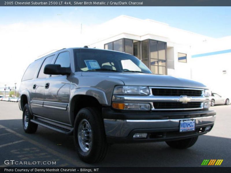 Silver Birch Metallic / Gray/Dark Charcoal 2005 Chevrolet Suburban 2500 LT 4x4