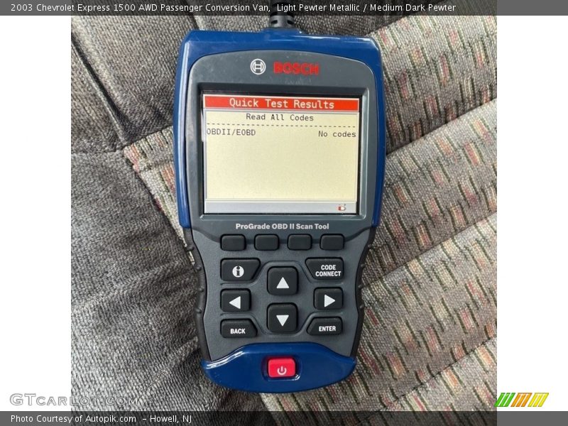 Light Pewter Metallic / Medium Dark Pewter 2003 Chevrolet Express 1500 AWD Passenger Conversion Van