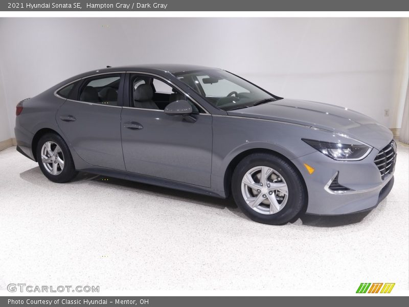 Hampton Gray / Dark Gray 2021 Hyundai Sonata SE