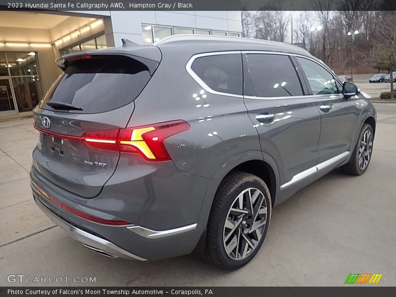 Hampton Gray / Black 2023 Hyundai Santa Fe Calligraphy AWD